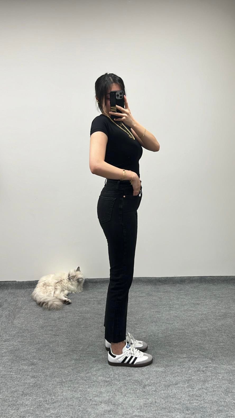 GO IRIN SİYAH STRAIHT JEAN