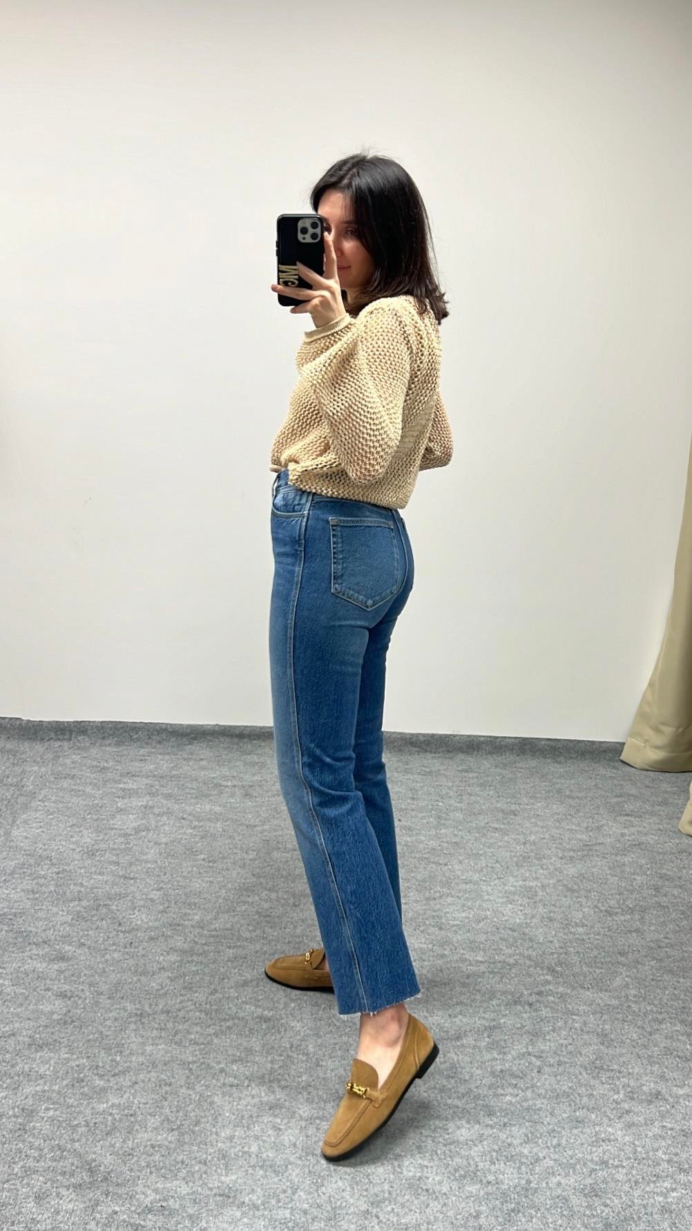 MAD MAVİ YÜKSEK BEL STRAIGHT JEAN