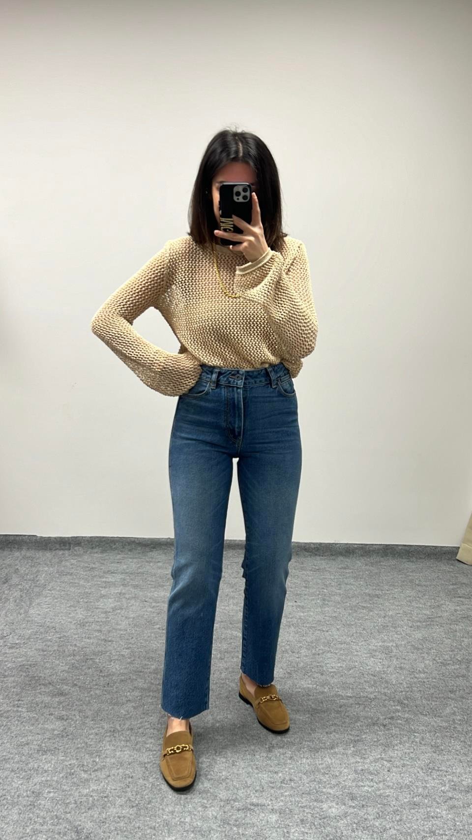 MAD MAVİ YÜKSEK BEL STRAIGHT JEAN