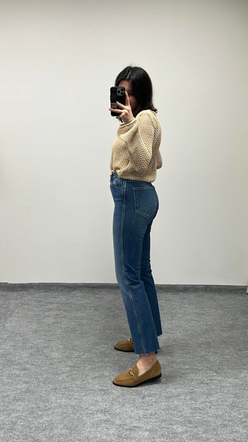 MAD MAVİ YÜKSEK BEL STRAIGHT JEAN