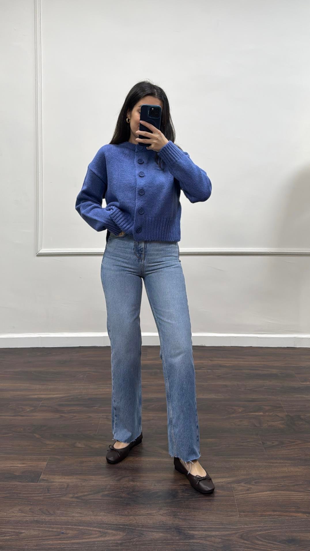 Marka Denim Yüksek Bel Straight Jean 