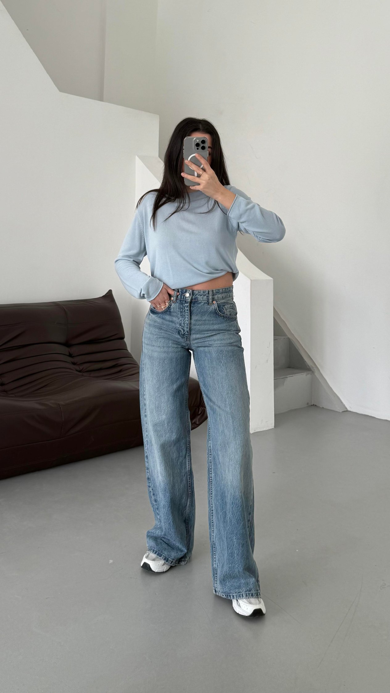 Marka Donuk Mavi Wide Leg Jean