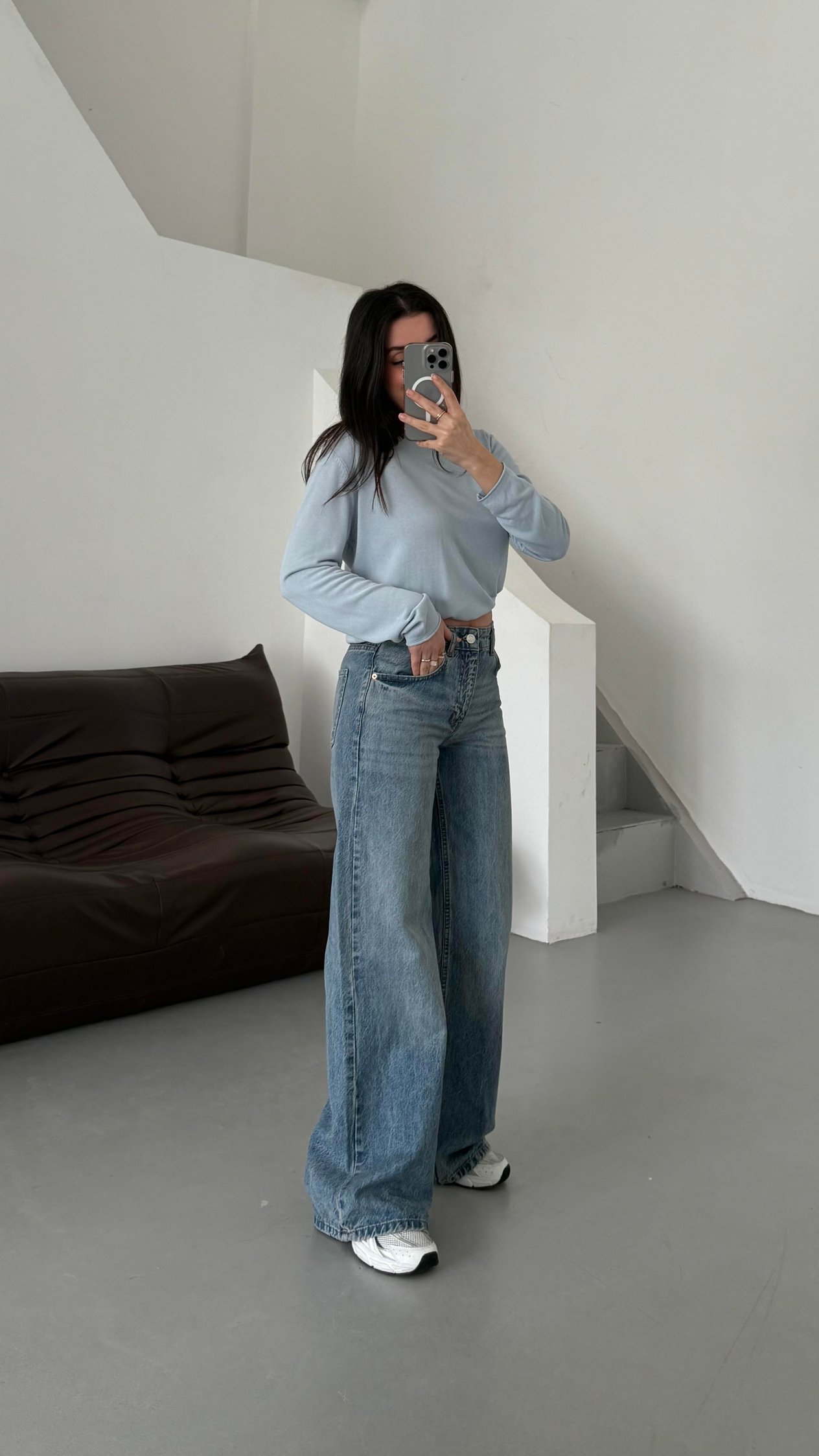 Marka Donuk Mavi Wide Leg Jean