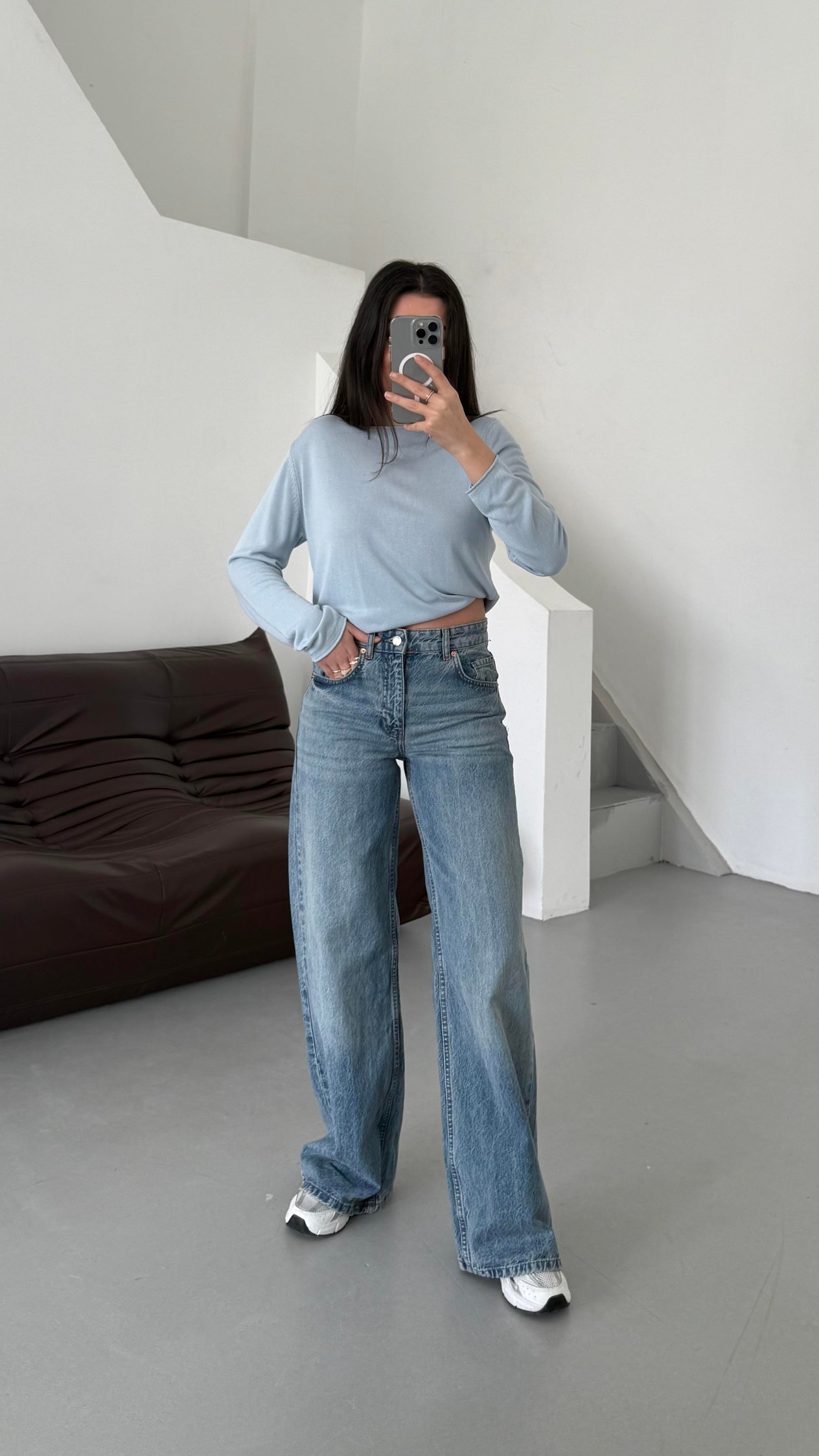 Marka Donuk Mavi Wide Leg Jean