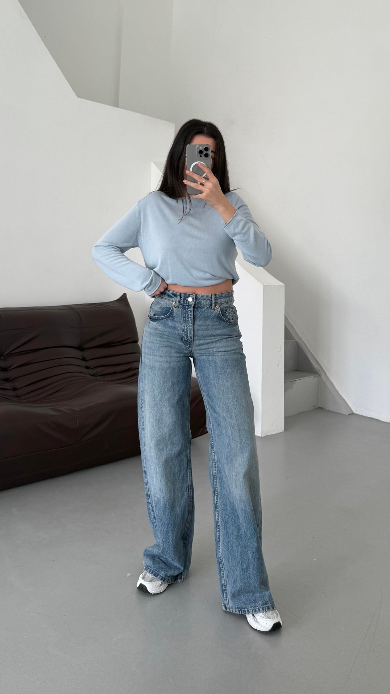 Marka Donuk Mavi Wide Leg Jean