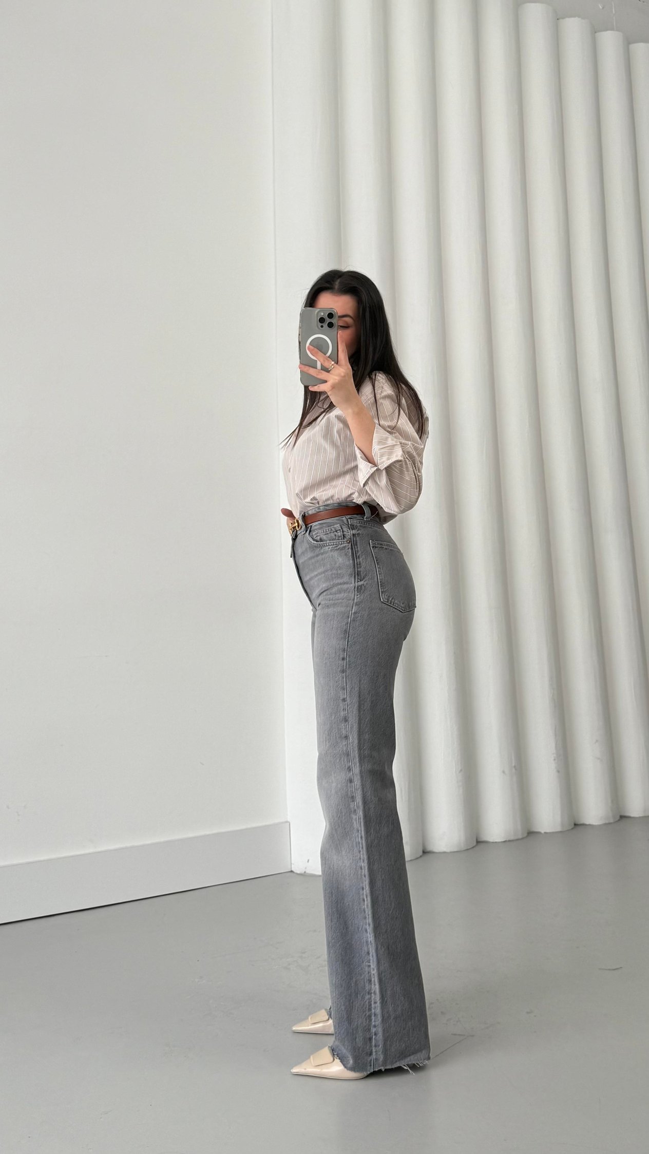Marka Gri Wide Leg Jean