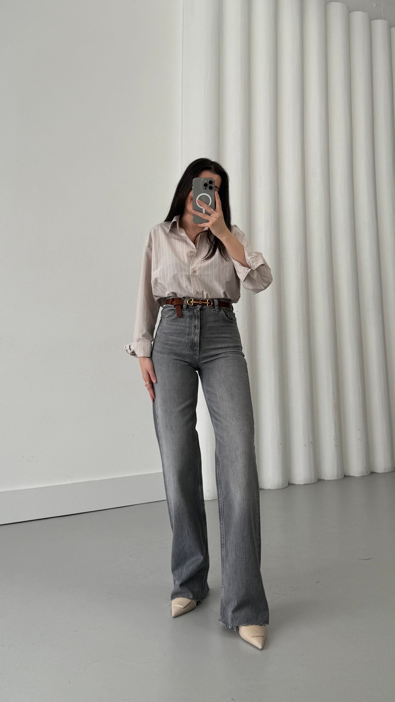 Marka Gri Wide Leg Jean