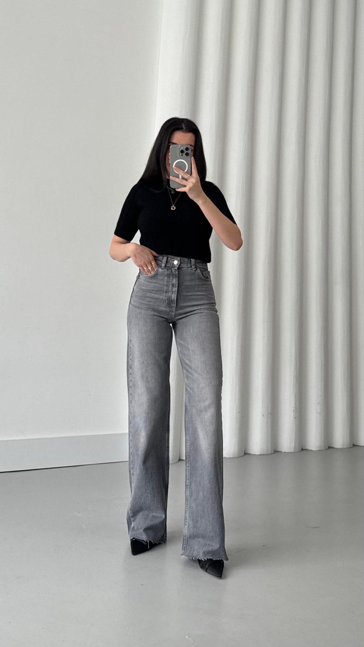 Marka Gri Wide Leg Jean