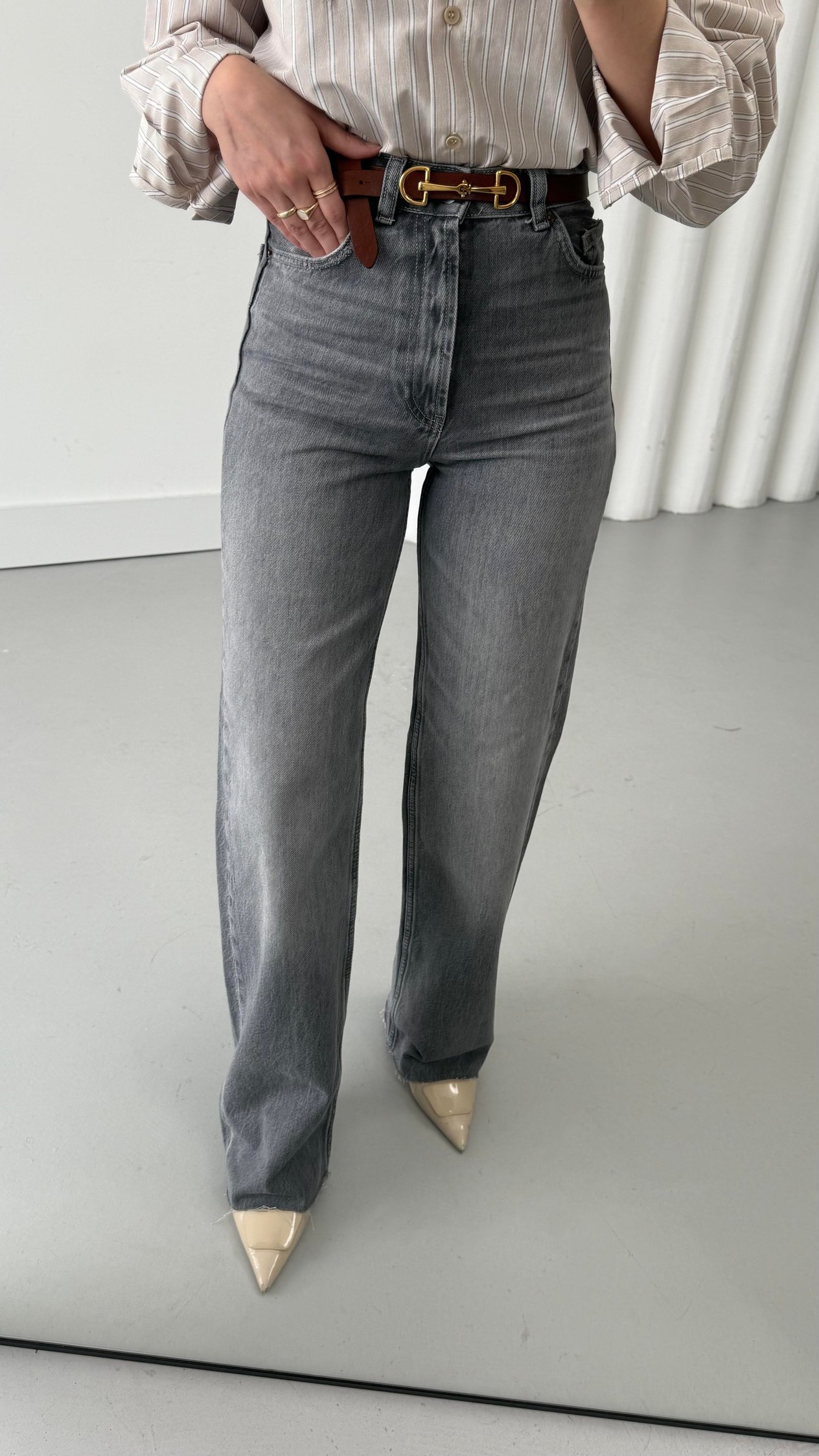 Marka Gri Wide Leg Jean