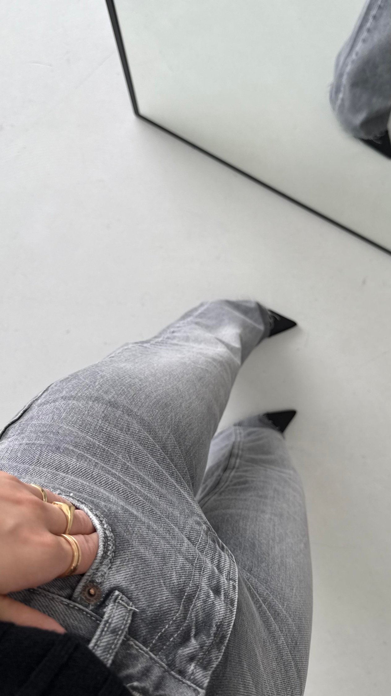 Marka Gri Wide Leg Jean
