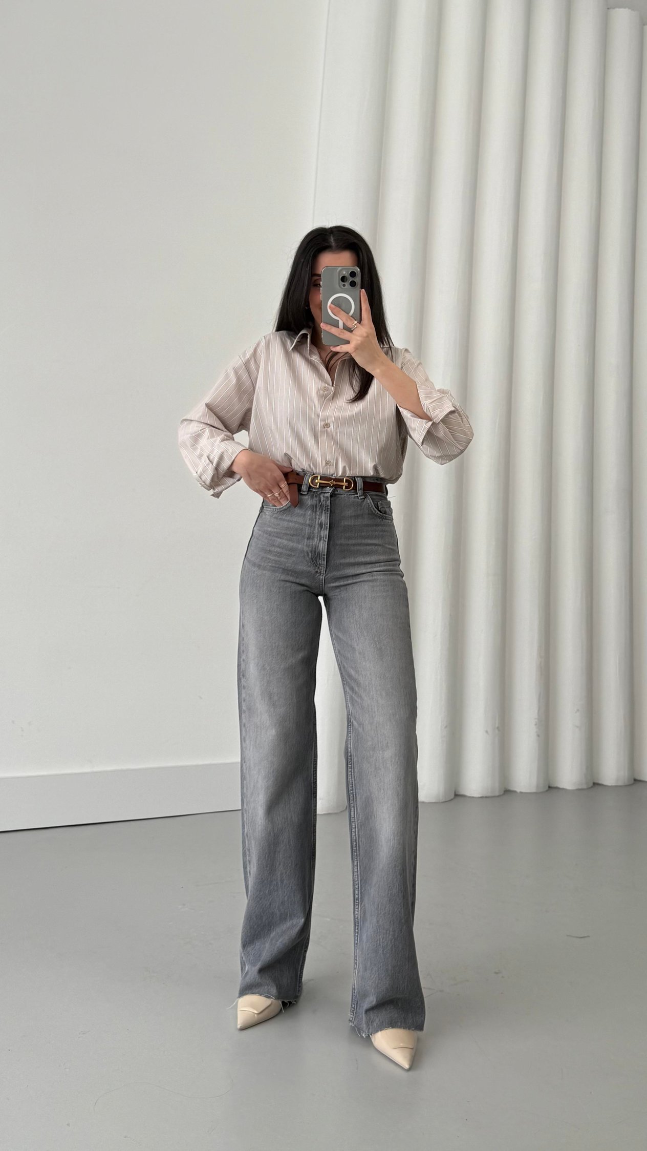 Marka Gri Wide Leg Jean