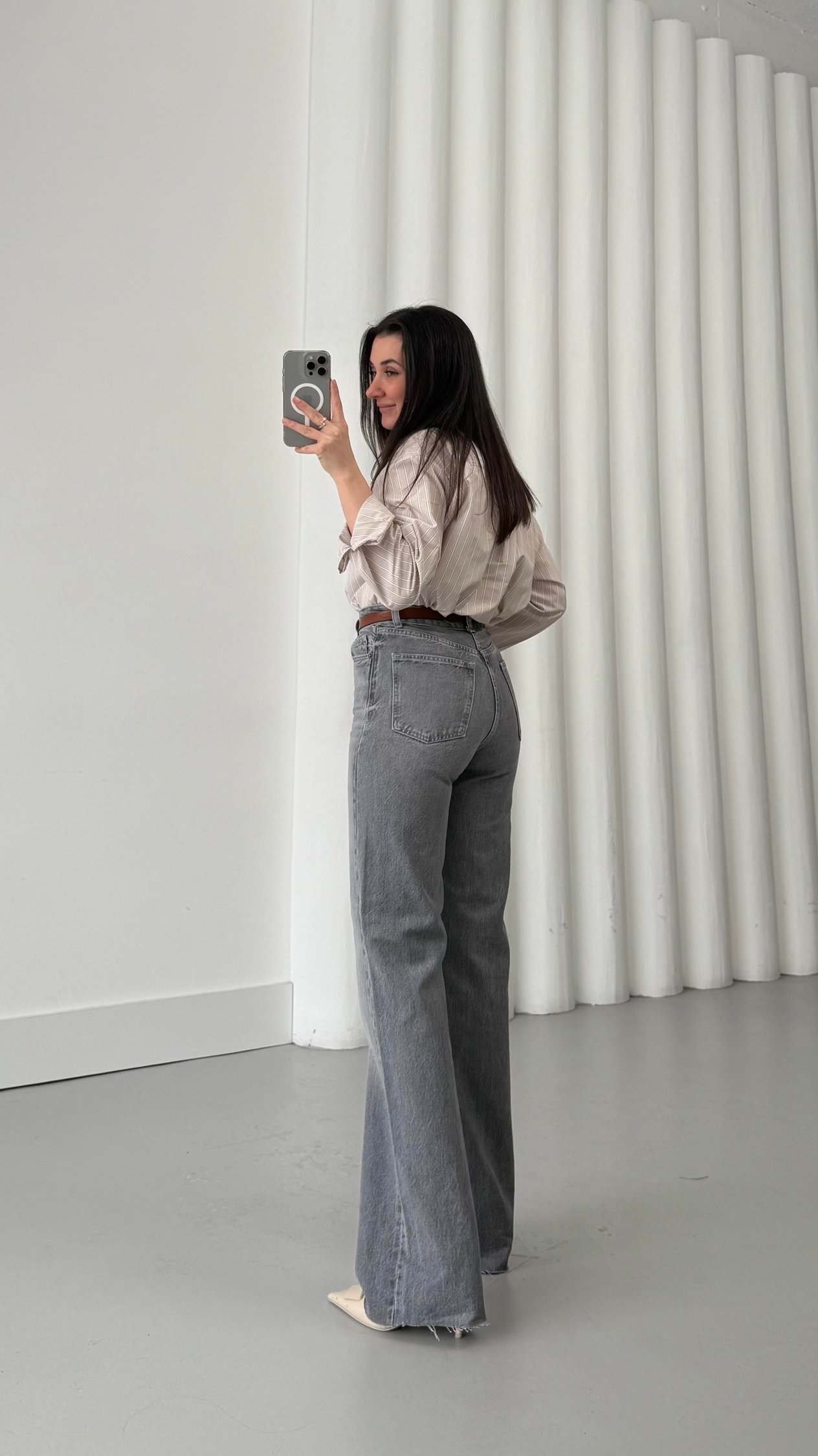 Marka Gri Wide Leg Jean