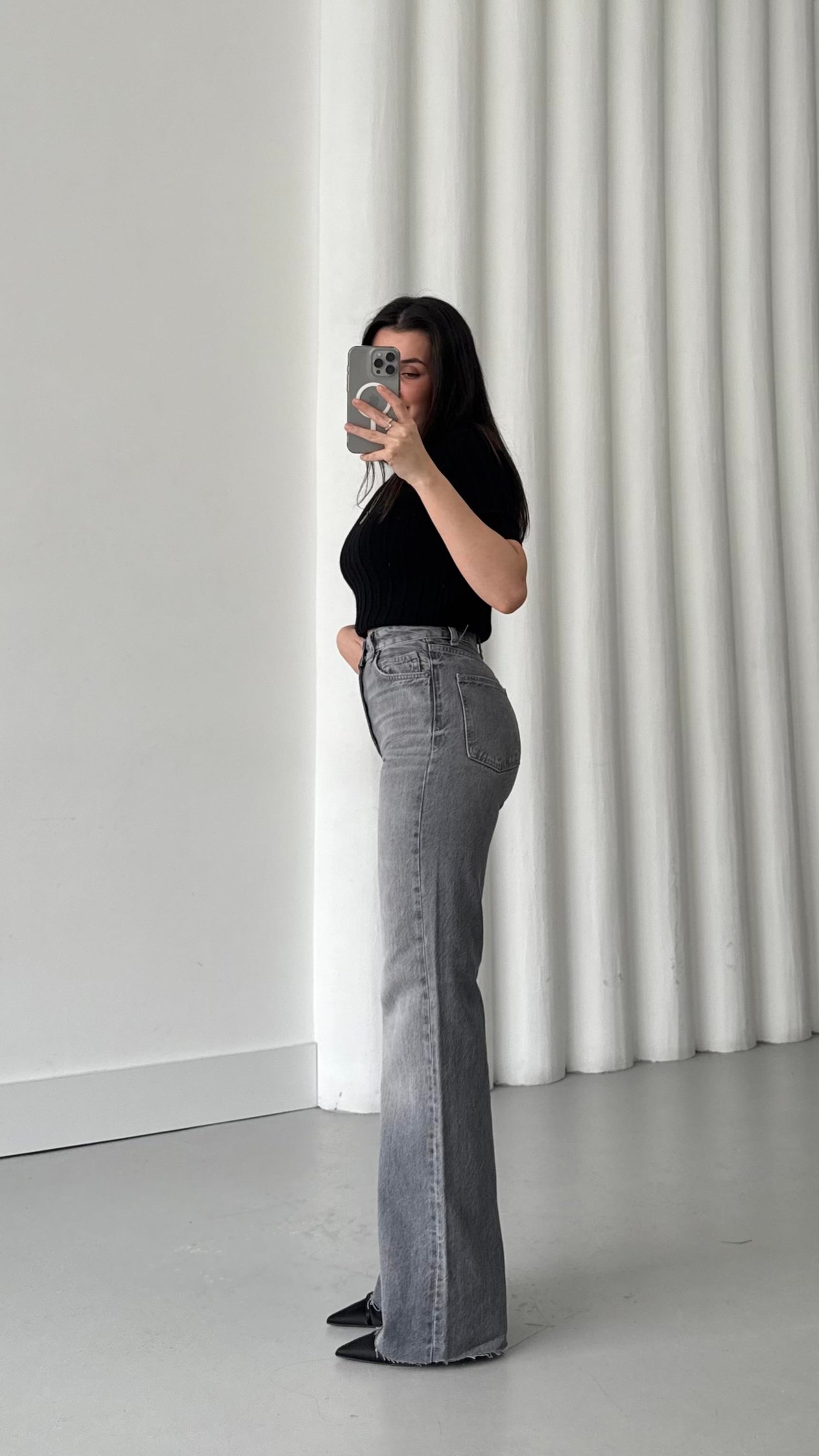Marka Gri Wide Leg Jean