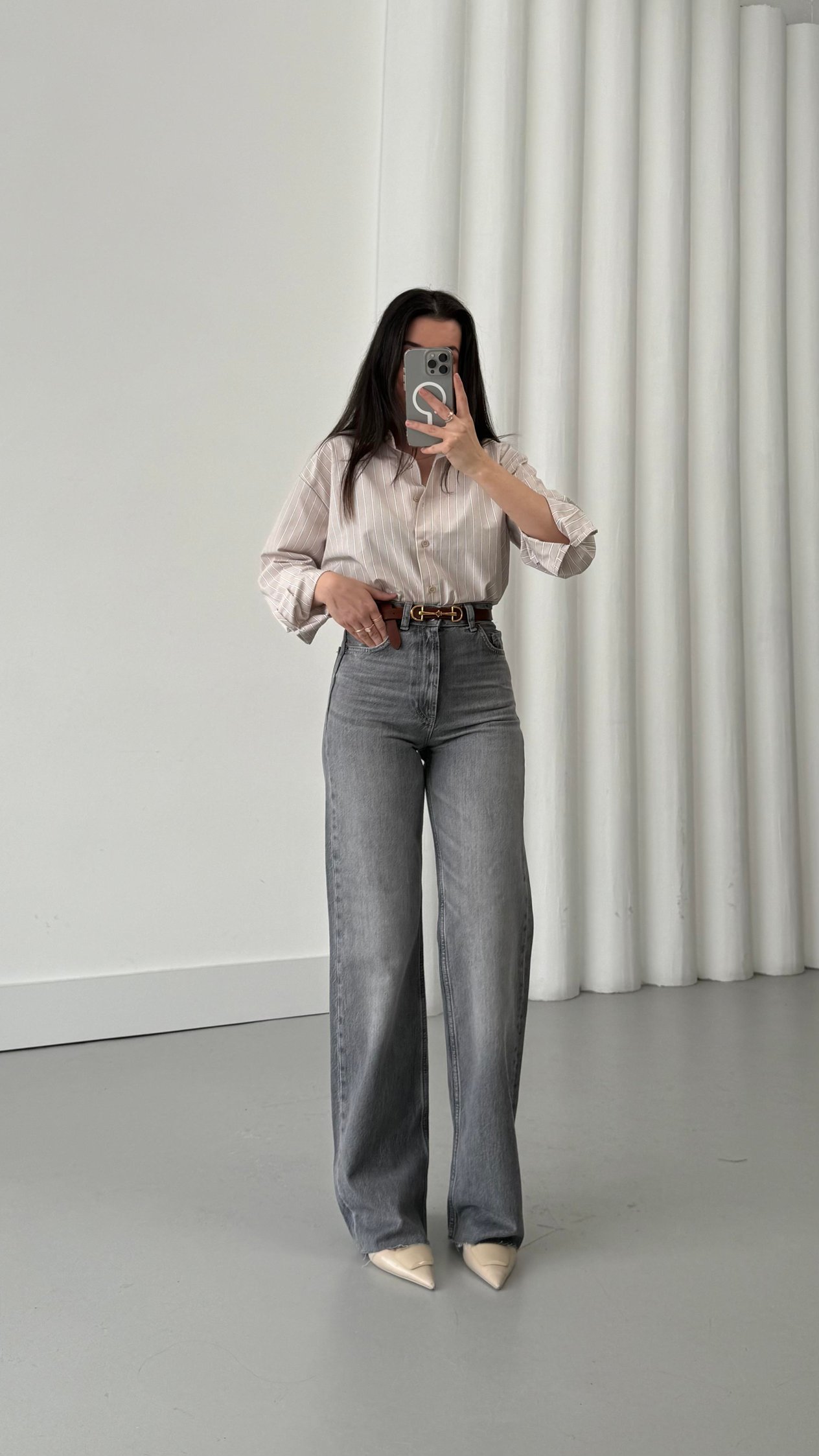 Marka Gri Wide Leg Jean