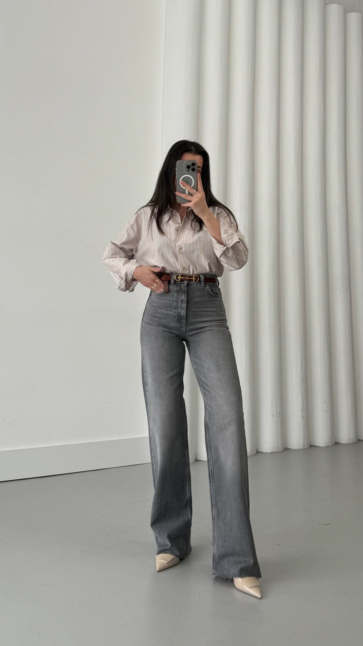 Marka Gri Wide Leg Jean