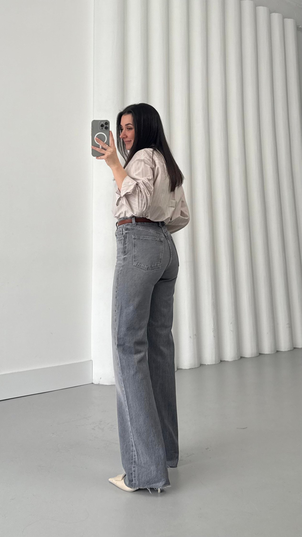 Marka Gri Wide Leg Jean