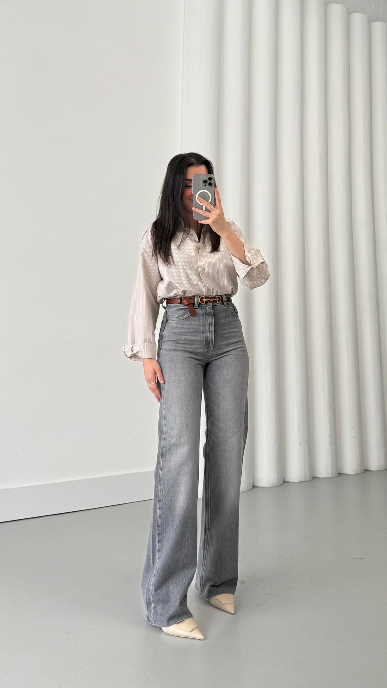 Marka Gri Wide Leg Jean