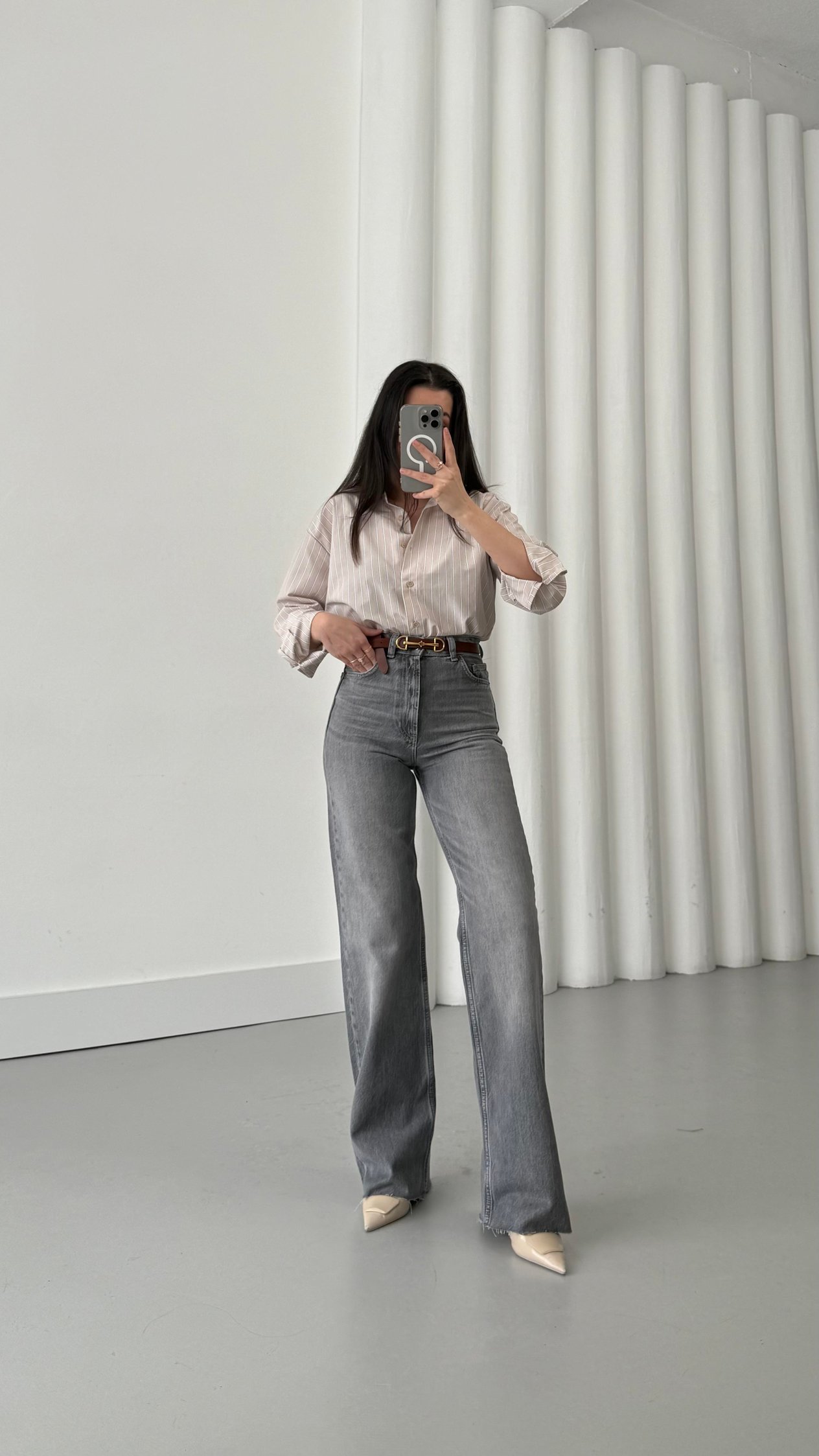 Marka Gri Wide Leg Jean