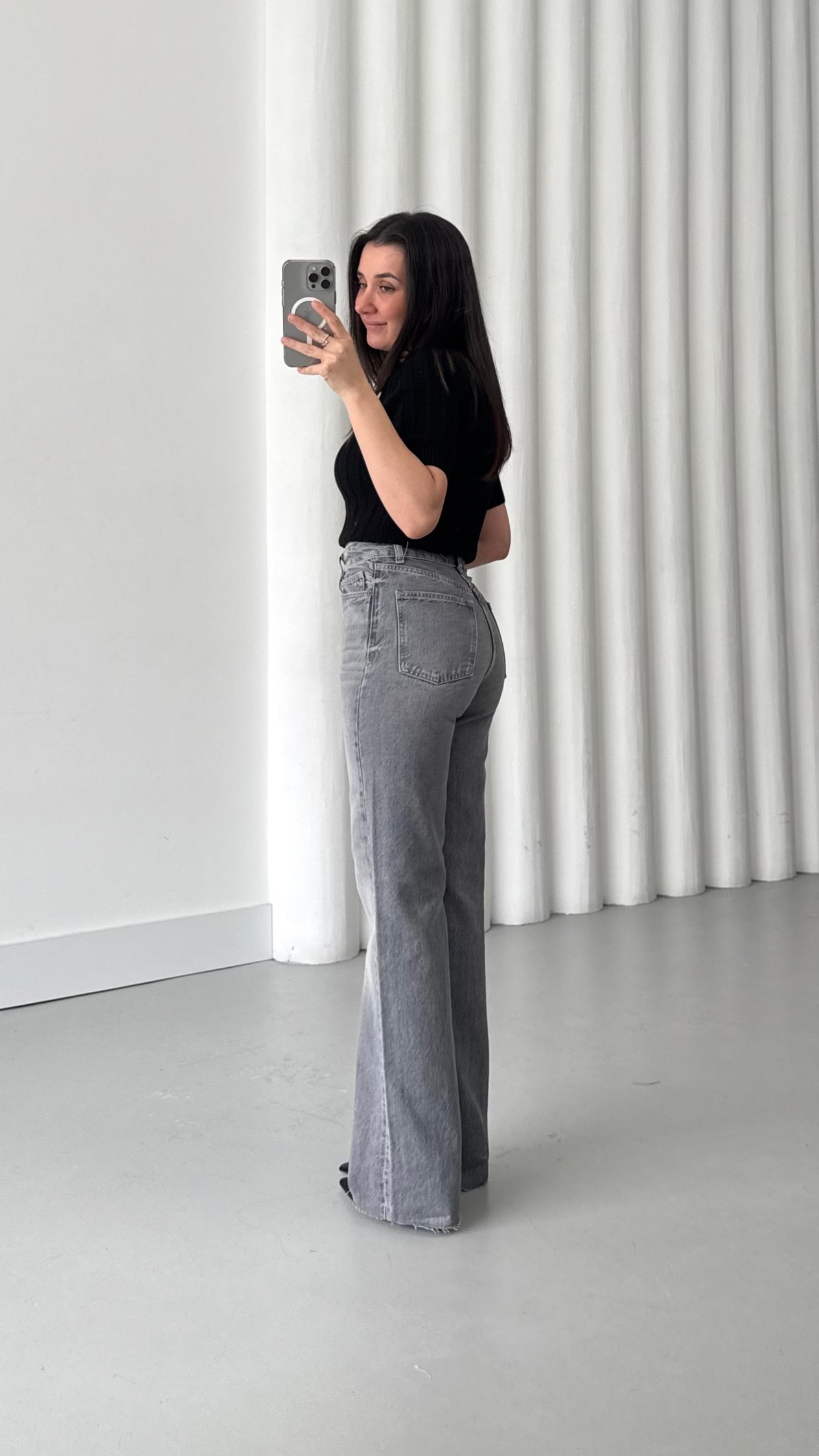 Marka Gri Wide Leg Jean