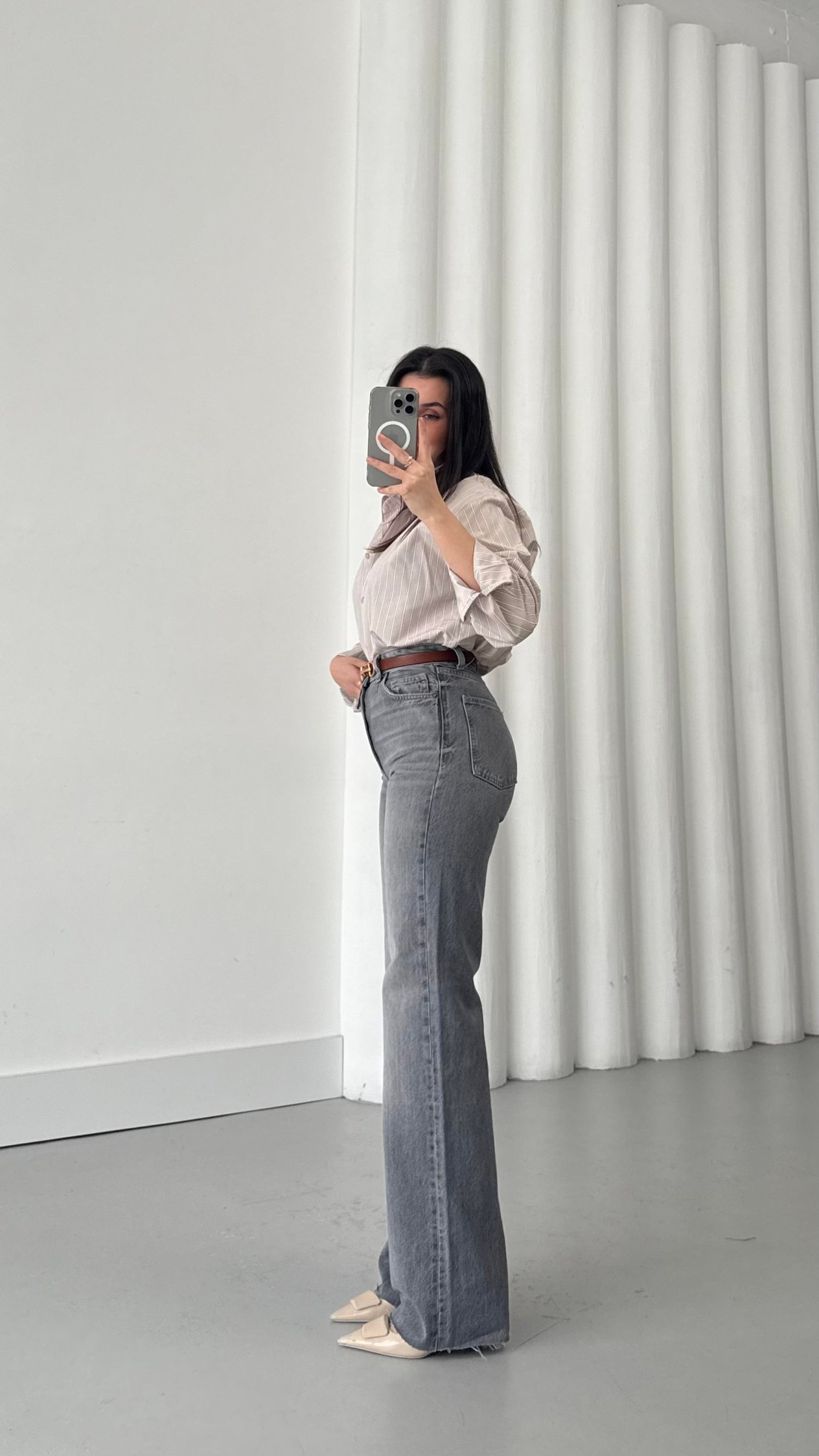 Marka Gri Wide Leg Jean