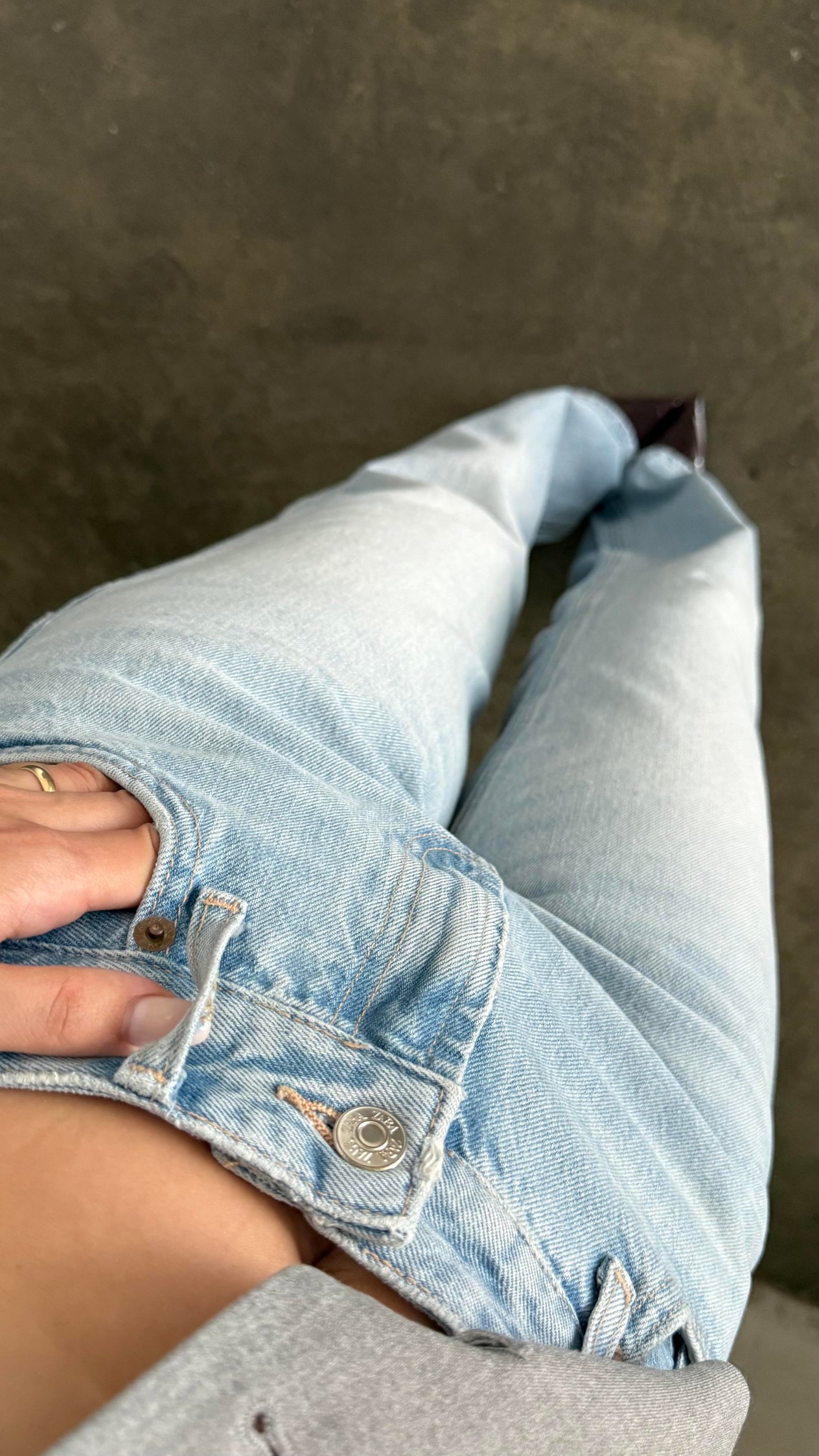 Marka Mavi Orta Bel Straight Jean