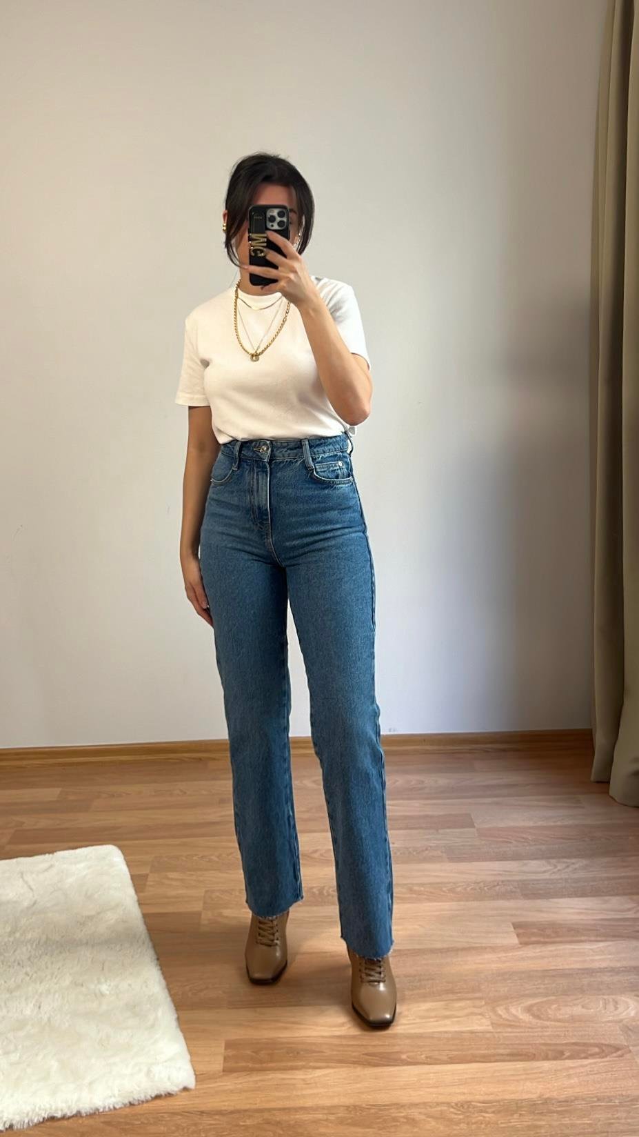 MARKA2 KOYU MAVİ STRAIGHT JEAN