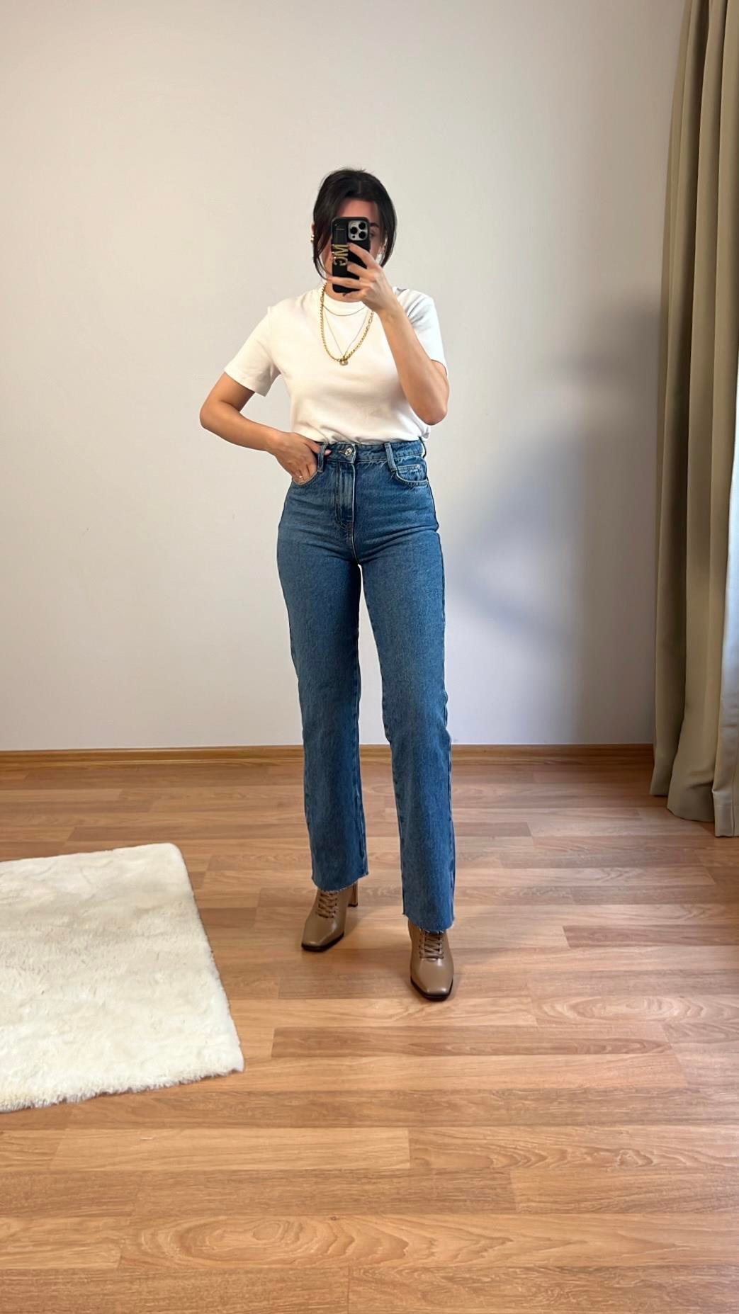 MARKA2 KOYU MAVİ STRAIGHT JEAN