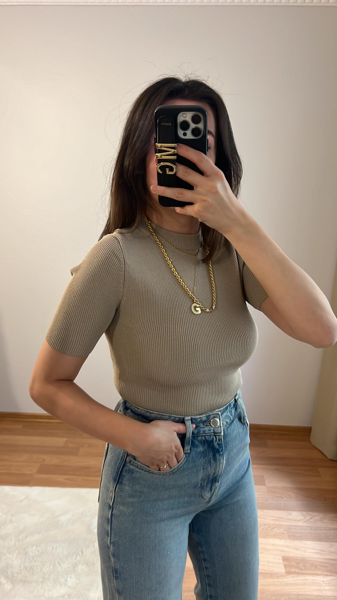 MD TAŞ KISA KOLLU PREMIUM TRİKO