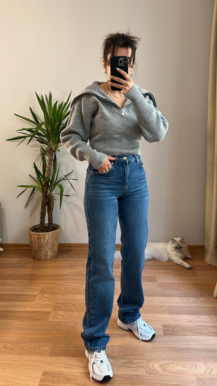 POLİ LACİ STRAIGHT JEAN