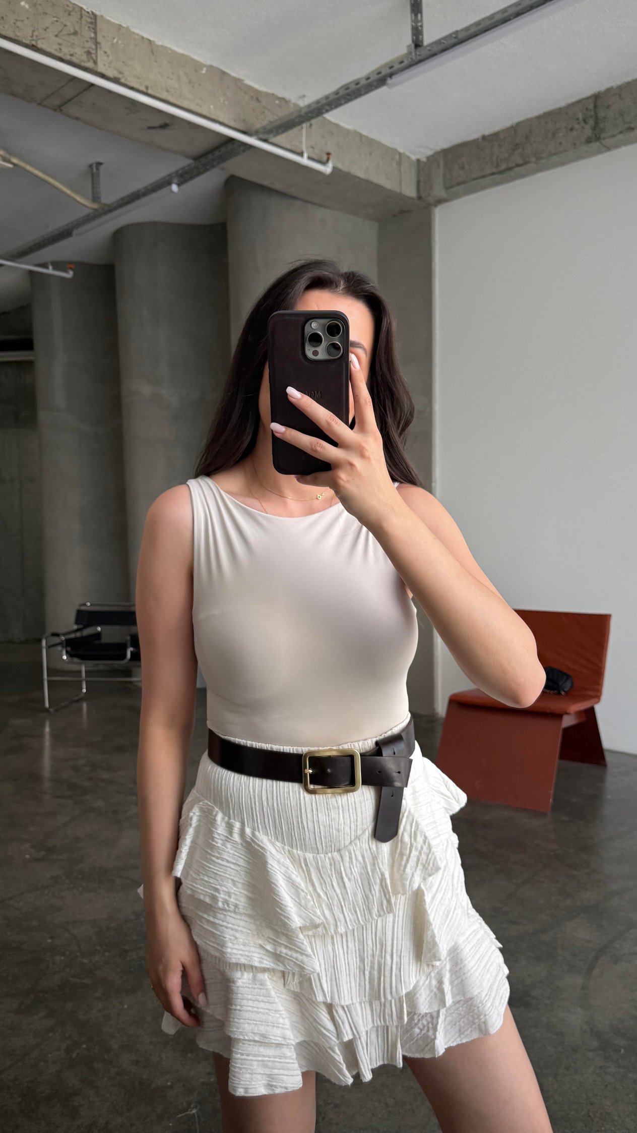 Star Taş Geniş Yaka Body Suit
