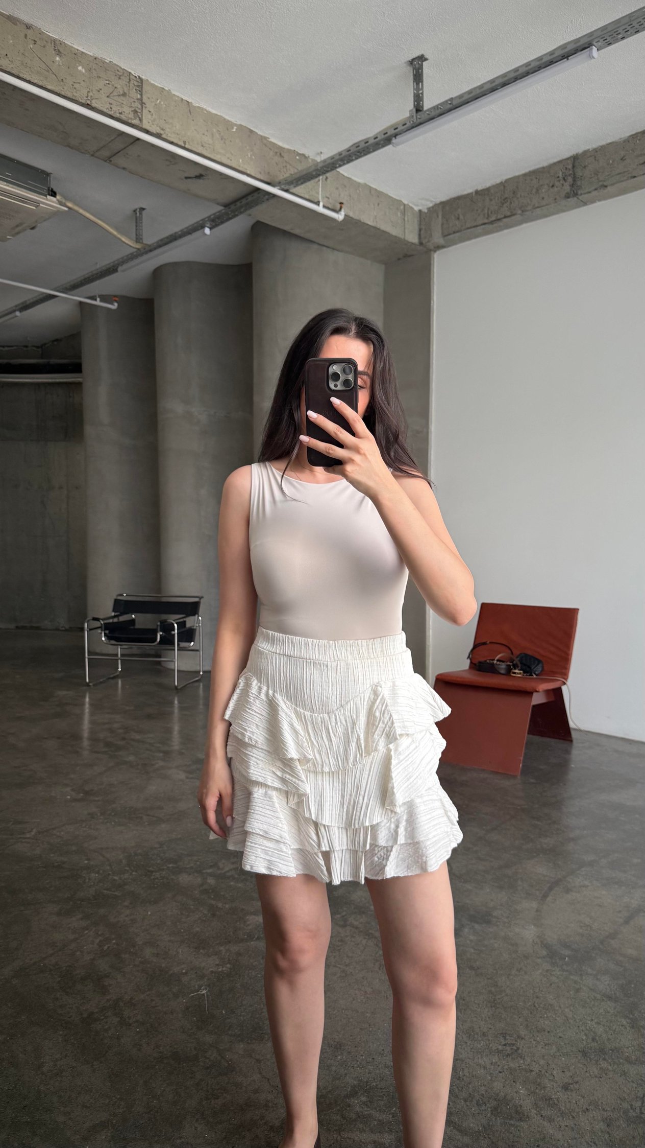 Star Taş Geniş Yaka Body Suit