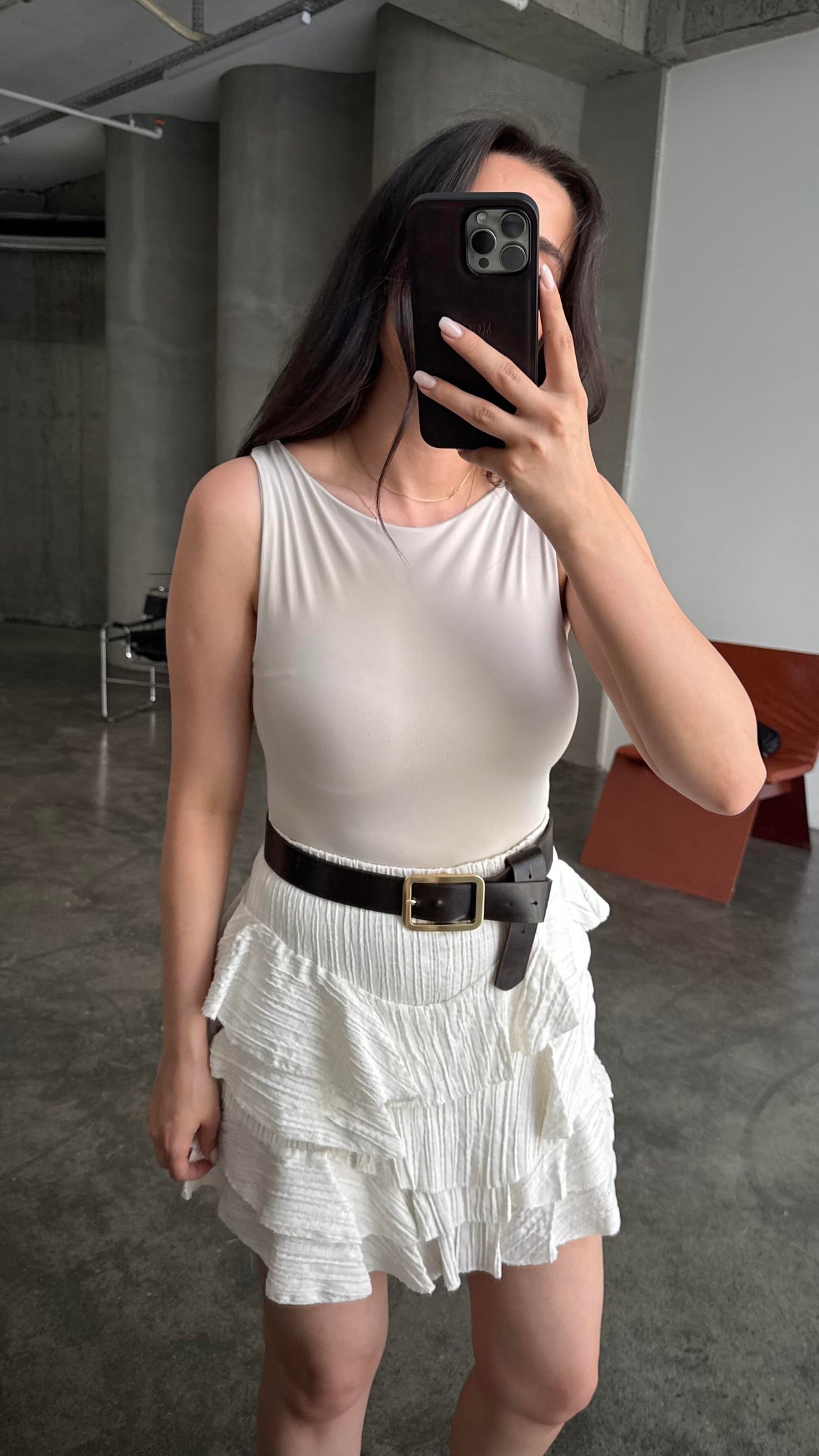 Star Taş Geniş Yaka Body Suit