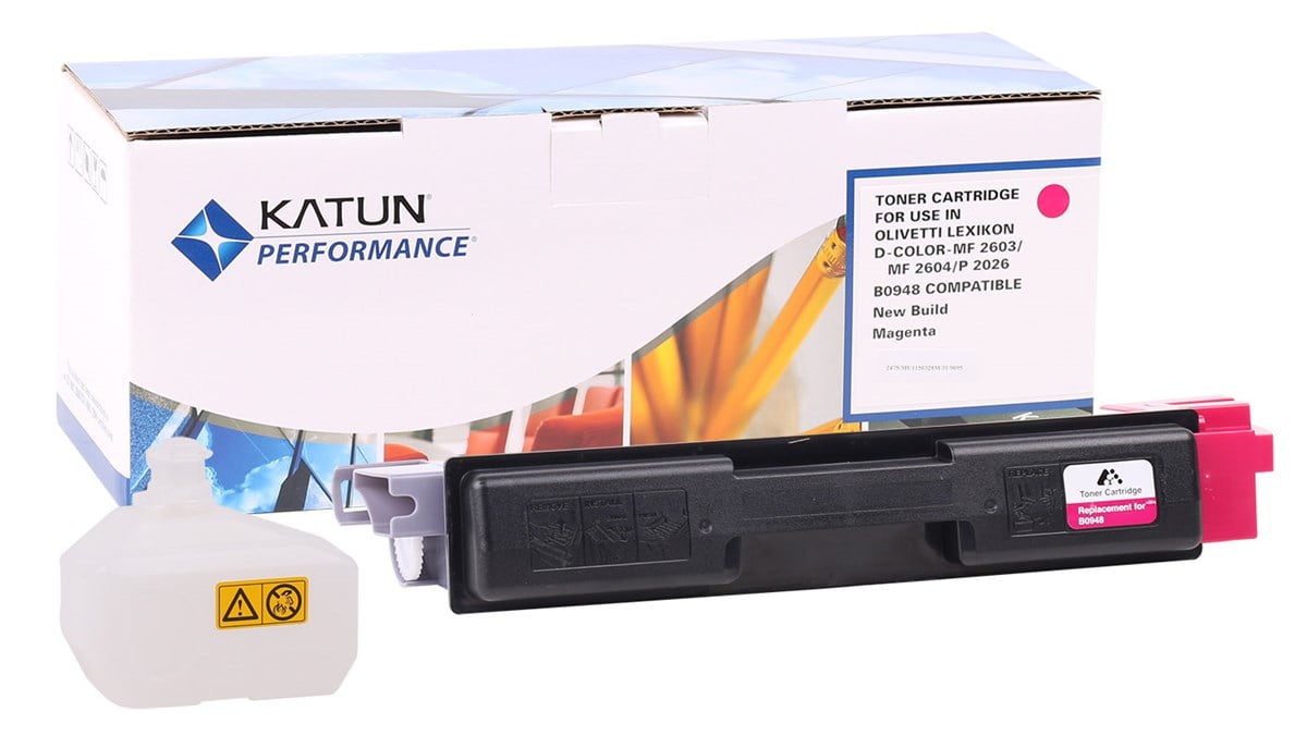 43824-OLIVETTI KIRMIZI TONER  D-COLOR MF 2603-2604-2613-2026 (TK-590)
