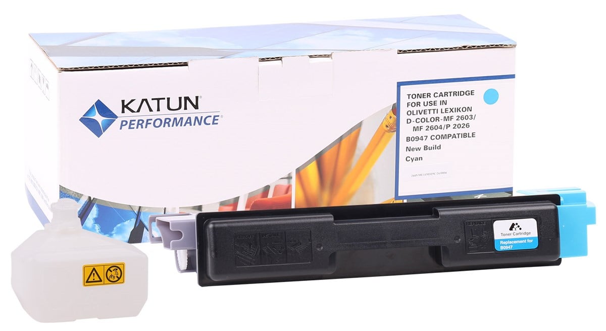 43823-OLIVETTI MAVİ TONER  D-COLOR MF 2603-2604-2613-2026 (TK-590)