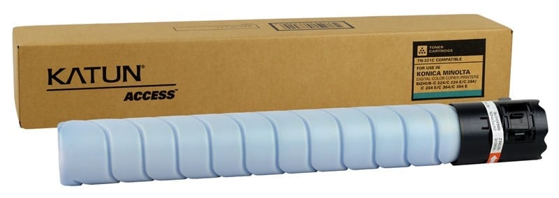 Minolta TN-321 Mavi Katun Toner . Bizhub C224-C284-C364
