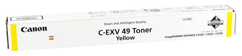 Canon EXV-49 Orjinal Sarı Toner IR-C3300-3320-3325-3330 (19.000 Sayfa)