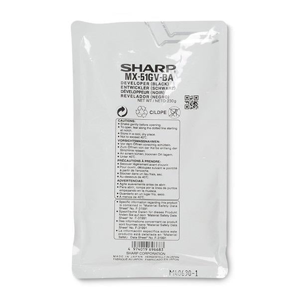 Sharp MX-51GVBA Orjinal Siyah Developer MX 4111-4141-5110-5112-5140