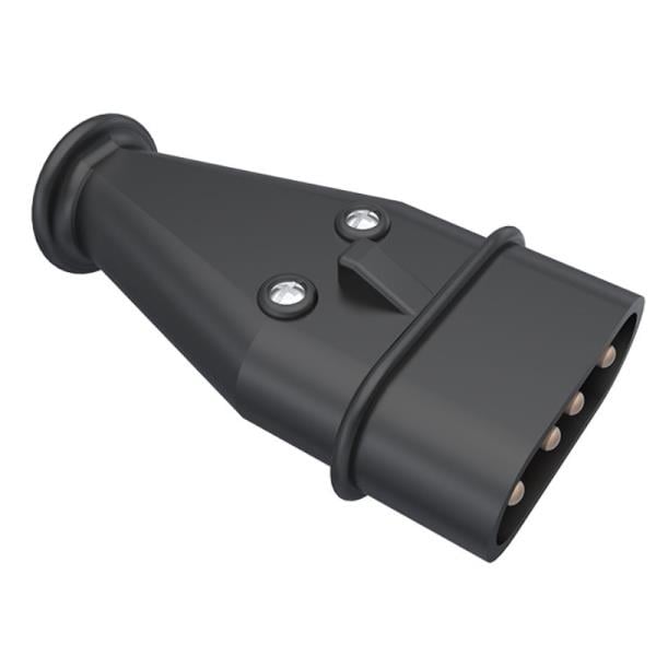 Byes BY10-218 3x16/25A. Yassı Düz Fiş Plastik 380V IP44