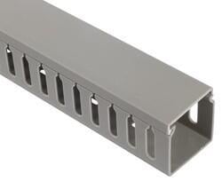 Iboco T1-EN 40x40mm Delikli Kablo Kanalı Gri