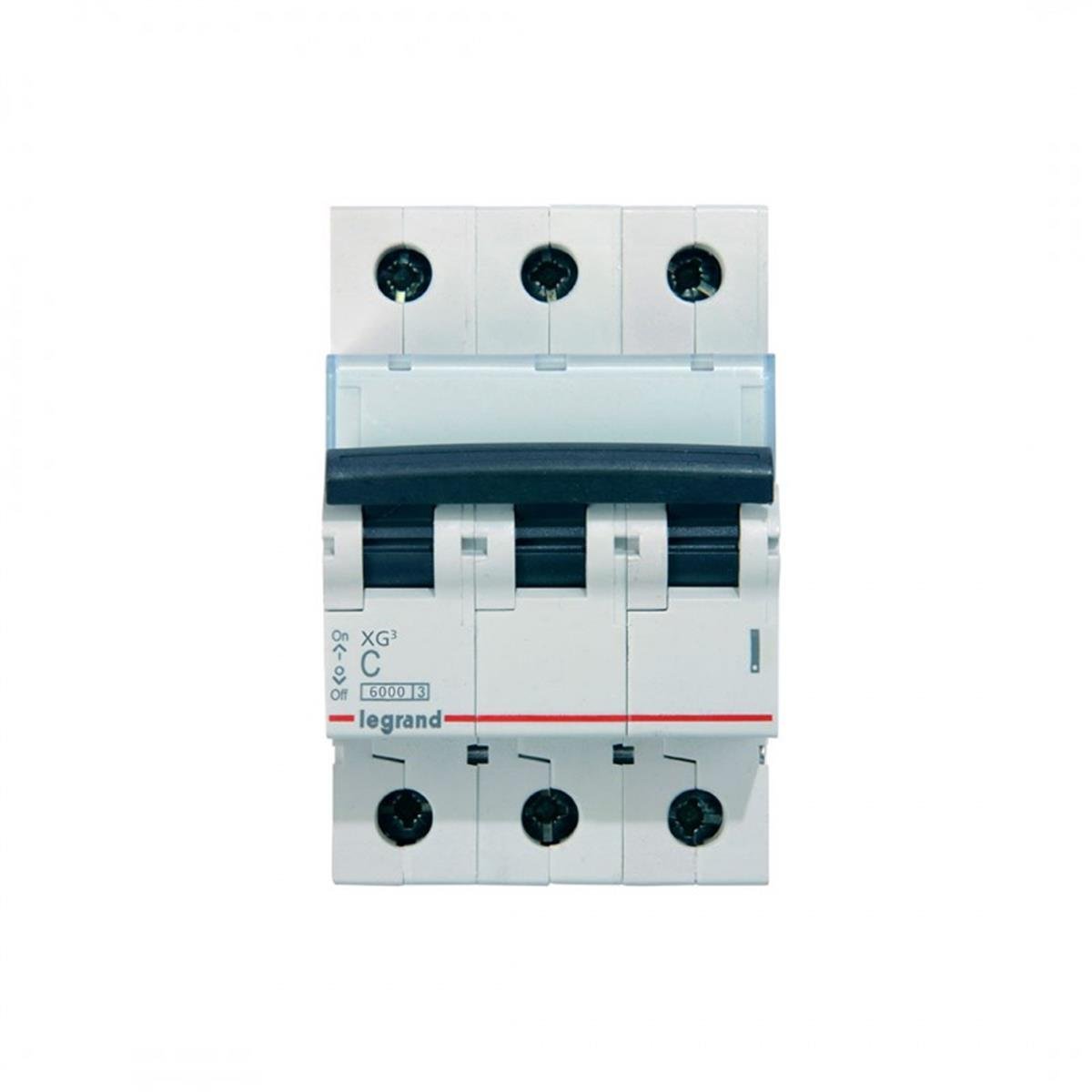 Legrand 403694 Otomatik Sigorta C Tipi 3 Fazlı 32 Amper 6kA