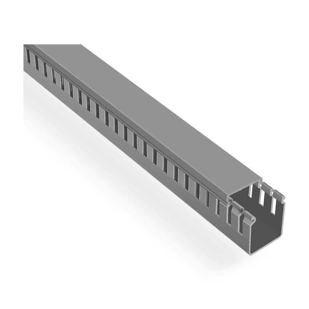 Mutlusan 0010050400402017 40x40mm Delikli Kablo Kanalı Gri