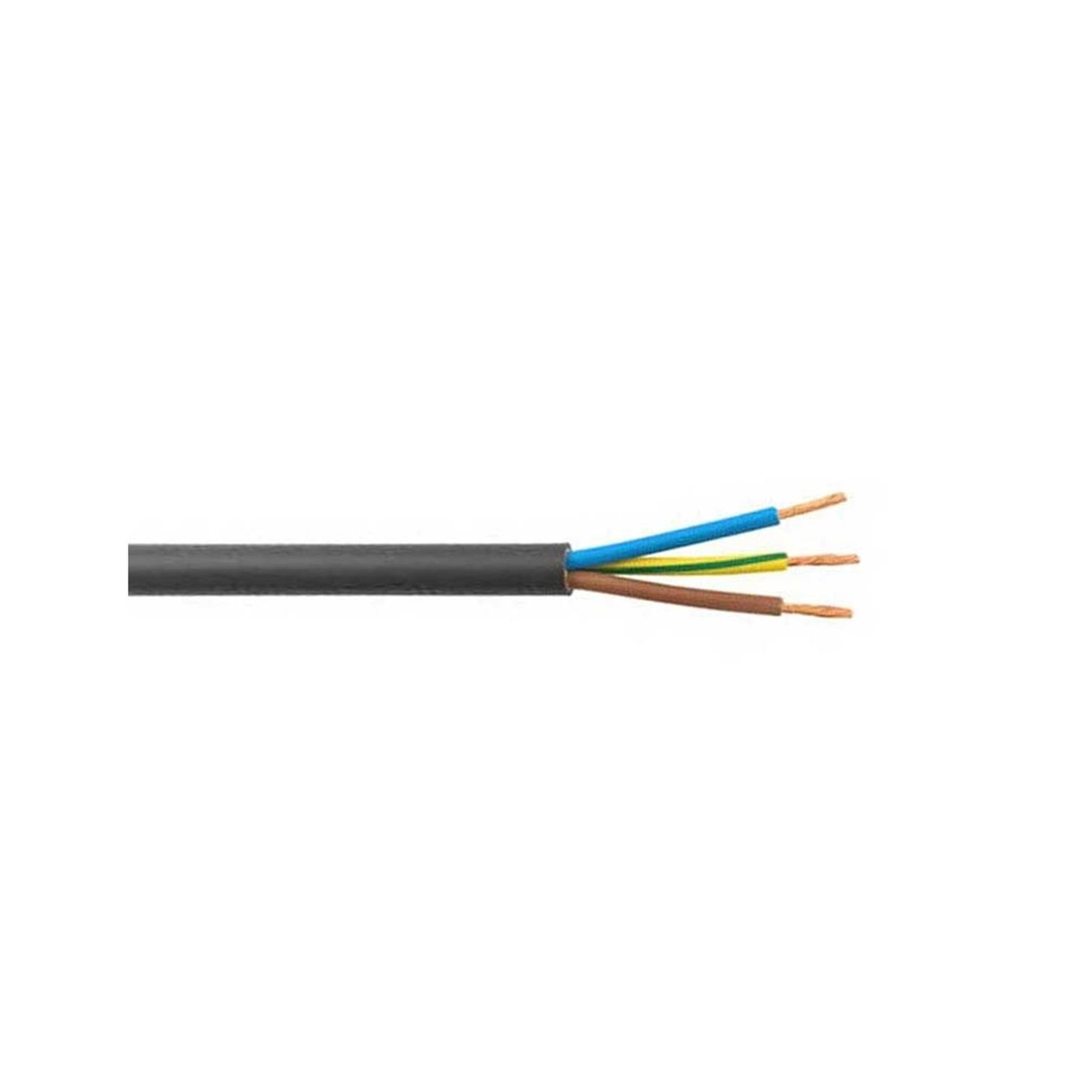 Öznur Kablo 3x0,75mm² Nymhy Kablo Siyah 300/500V 