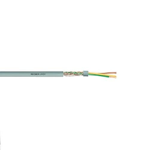 Reçber Kablo 2x1,5 LIHCH Sinyal Kablosu Blendajlı Halogen Free