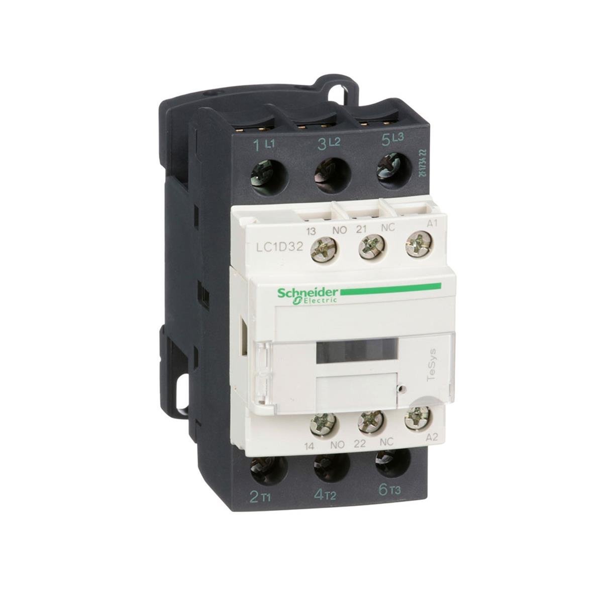 Schneider LC1D32B7 Kontaktör 15kW 24V Ac 1 Na + 1 Nk