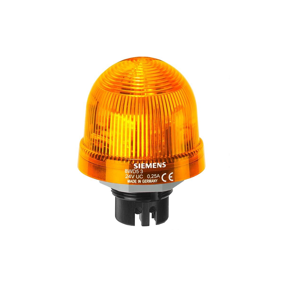 Siemens 8WD5320-0CD Sinyal Lambası Sarı Flaşör 24V Ac/Dc