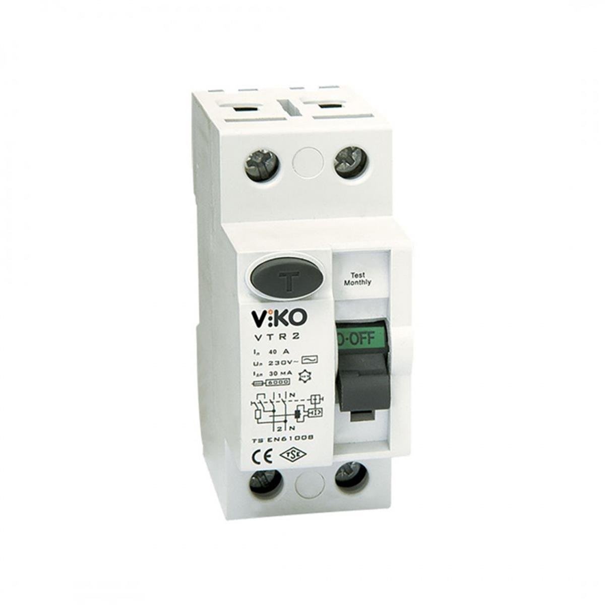 Viko Vtr22530 Kaçak Akim Koruma Rölesi 2X25A 30mA