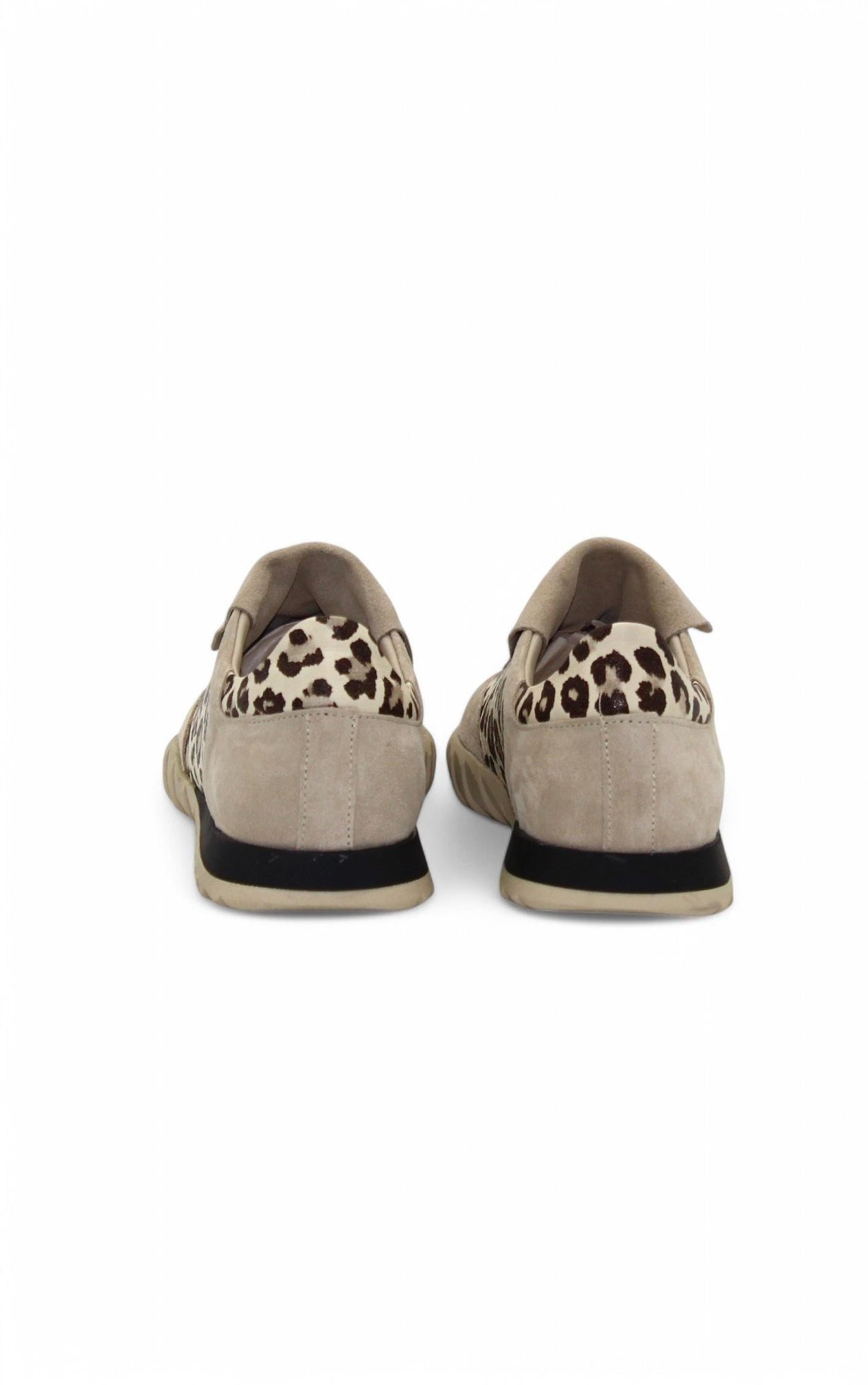 Leopar Desenli Süet Sneaker