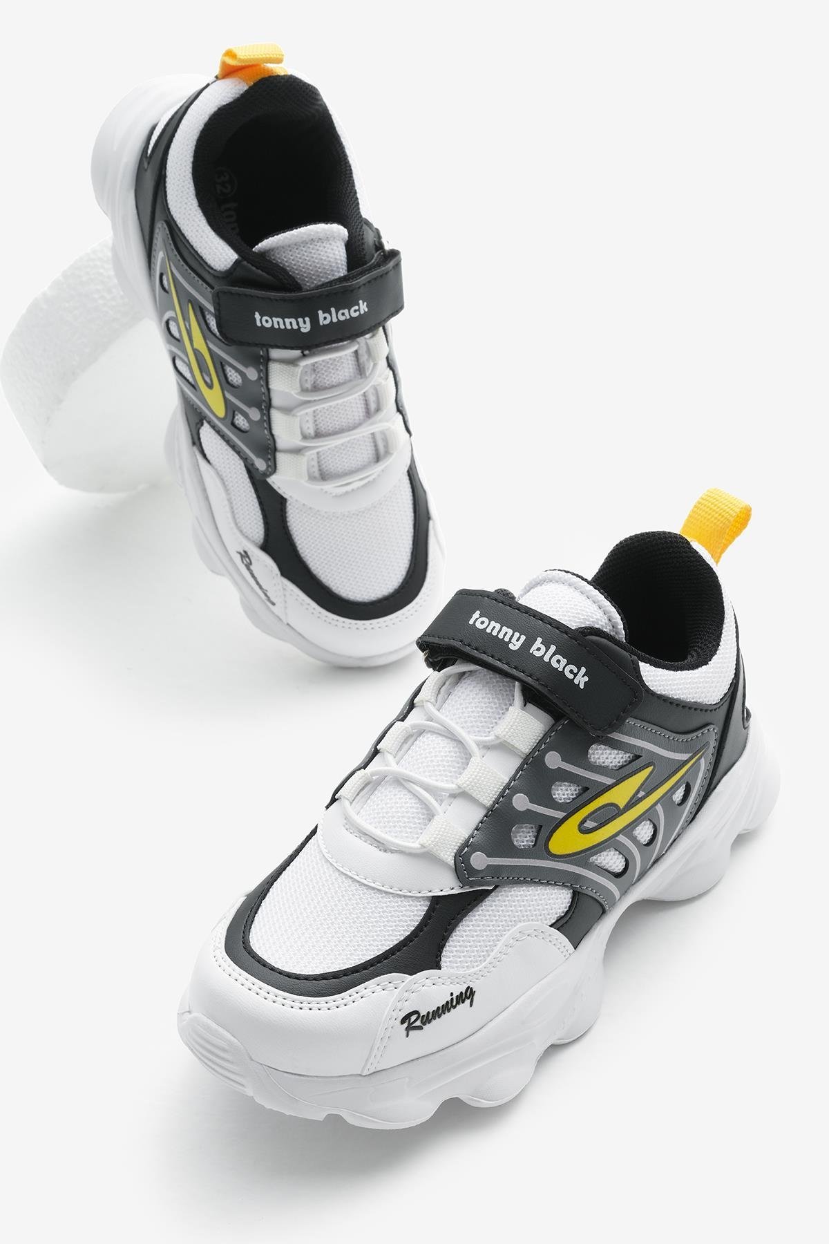 Çocuk Unisex Beyaz Siyah  TBKMNF-107