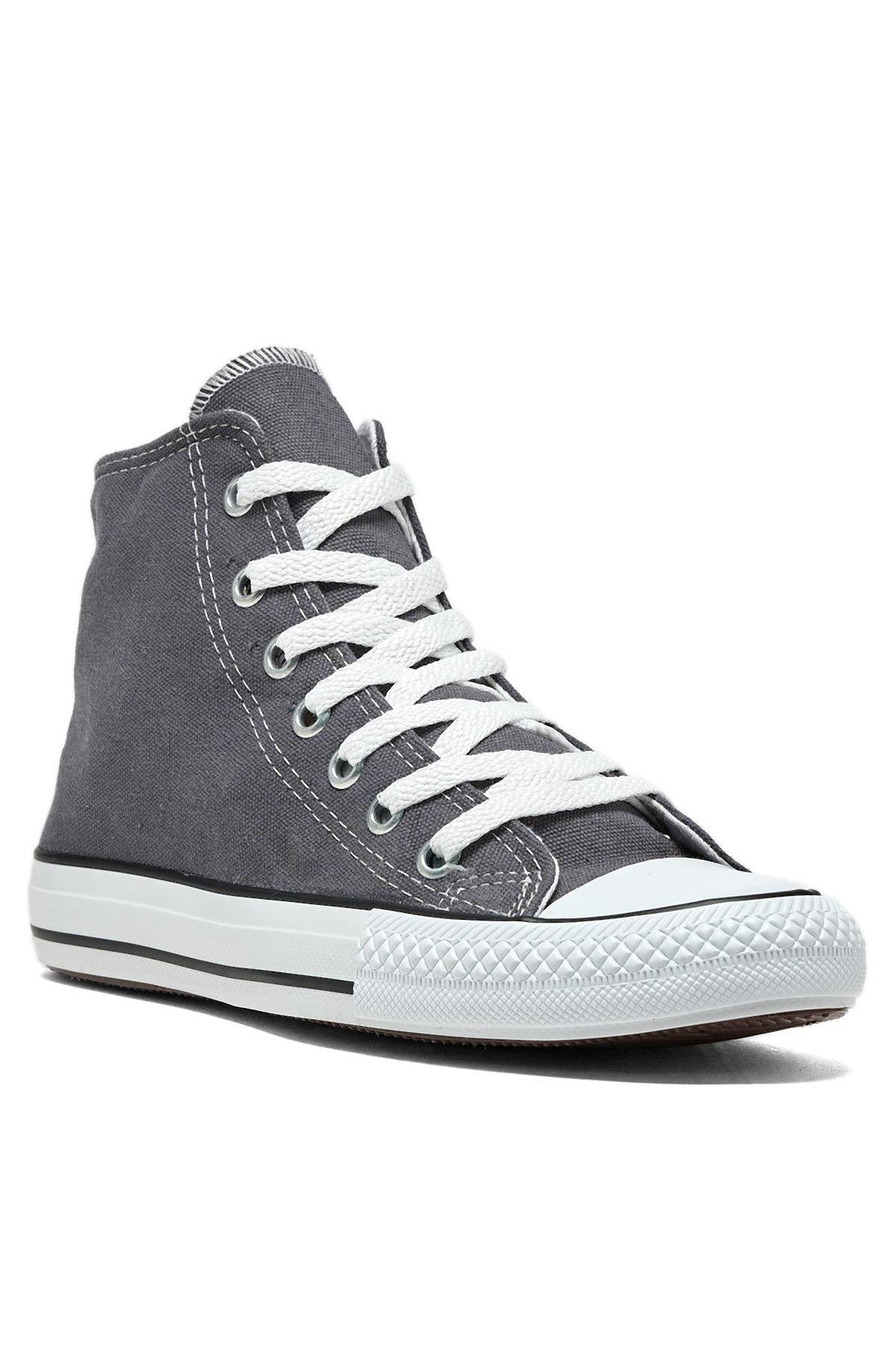 Çocuk Unisex Füme Rahat Kalıp Bağcıklı Uzun Spor Ayakkabı