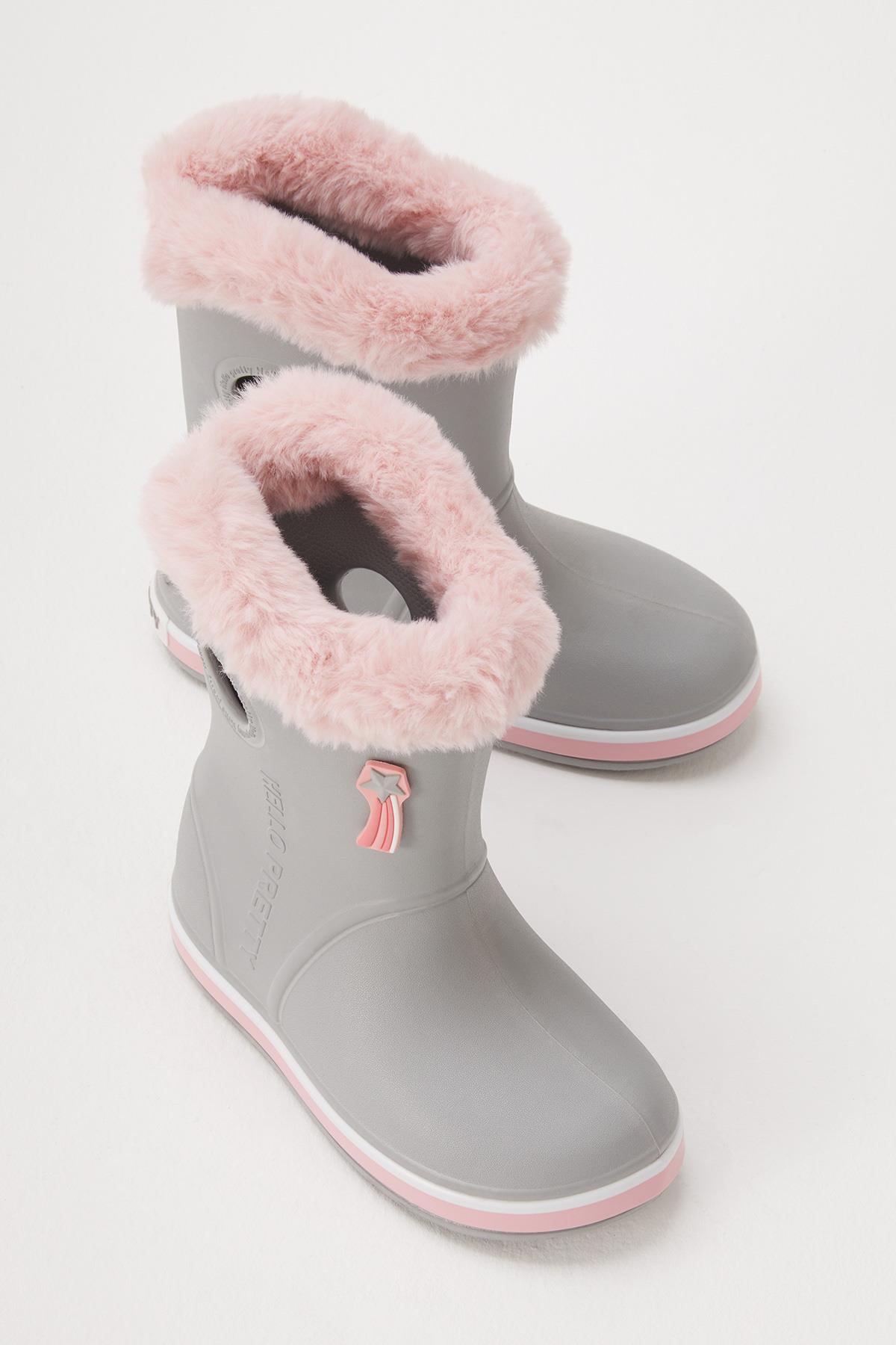 Çocuk Unisex Gri Pembe  TBPSYKK010
